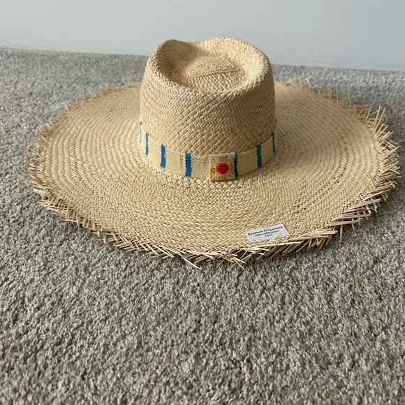 Sunshine Tienda Palm Fringe Hat - Picture 2 of 6